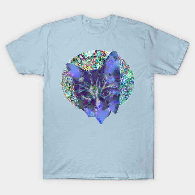 mystical cat T-Shirt by candimoonart